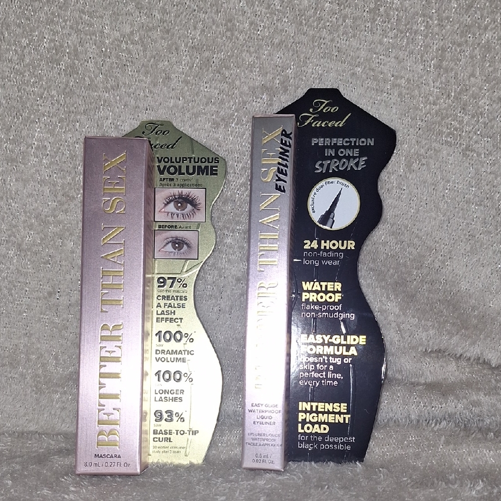 Too Faced Better Than Sex Mascara and Eyeliner Duo